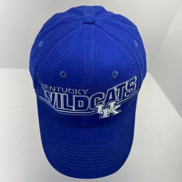 Kentucky Wildcats Hat Cap Strap Back Blue UK College Basketball Mens NCAA - Picture 5 of 8